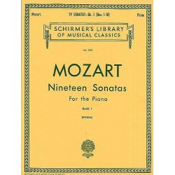 W.A. Mozart: Nineteen Sonatas For The Piano Book I (No.1-10)