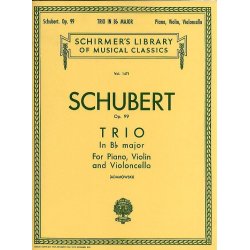 Franz Schubert: Piano Trio In B Flat Op.99 (Score/Parts)
