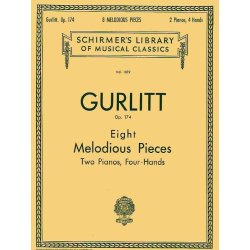 Cornelius Gurlitt: Eight Melodious Pieces Op.174 (2 Pianos)
