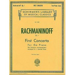 Sergei Rachmaninov: Piano Concerto No. 1 In F Sharp Minor Op.1 (2 Piano Score)