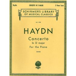 Franz Joseph Haydn: Piano Concerto In D (2 Piano Score)