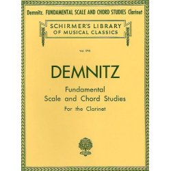 Friedrich Demnitz: Fundamental Scale And Chord Studies For Clarinet