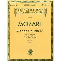 W.A. Mozart: Piano Concerto No.17 In G K.453 (2 Piano Score)