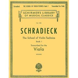 Henry Schradieck: School Of Violin Technics Book One (Viola)