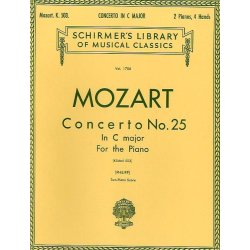 W.A. Mozart: Piano Concerto No.25 In C K.503 (2 Piano Score)