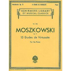 Moritz Moszkowski: Fifteen Etudes Virtuositie Op.72