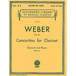 Carl Maria Von Weber: Clarinet Concertino In E Flat Op.26 (Clarinet/Piano)