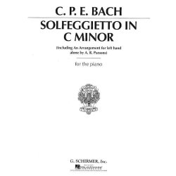 C.P.E. Bach: Solfeggietto In C Minor (Two Versions)