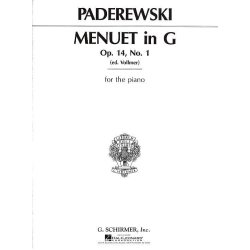 Ignacy Paderewski: Menuet In G Op.14 No.1