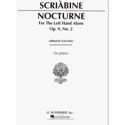 Alexander Scriabin: Nocturne For The Left Hand Op.9 No.2