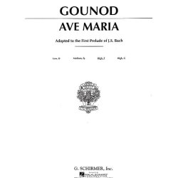 Charles Gounod: Ave Maria In F (Medium High Voice)