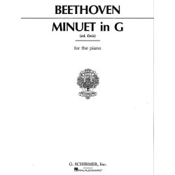 Ludwig Van Beethoven: Minuet In G (Piano)