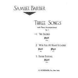 Samuel Barber: Daisies Op.2 No.1 (Medium Voice)