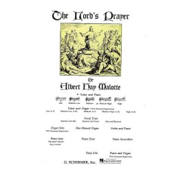 Albert Hay Malotte: The Lord's Prayer - Medium High Voice (Piano Accompaniment)