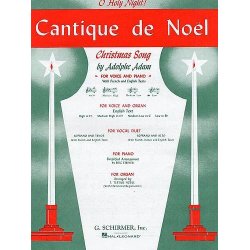 Adolphe Adam: Cantique De Noel (O Holy Night) For Low Voice In B Flat