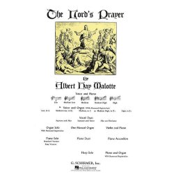 Albert Hay Malotte: The Lord's Prayer (Medium-High Voice/Organ)