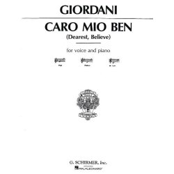 Giuseppe Giordani: Caro Mio Ben (Low Voice)