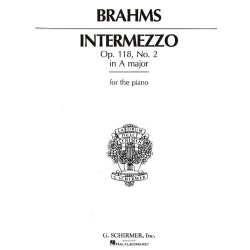 Johannes Brahms: Intermezzo In A Op.118 No.2