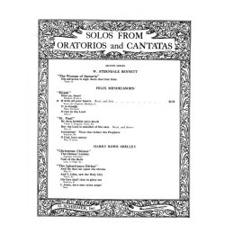 Felix Mendelssohn: If With All Your Hearts (Elijah)- Medium Voice