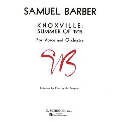 Samuel Barber: Knoxville: Summer Of 1915 Op.24 (Voice/Piano)