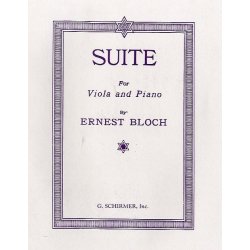 Ernest Bloch: Suite For Viola And Orchestra (Viola/Piano)
