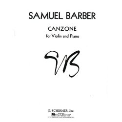 Samuel Barber: Canzone Op. 38 (Violin)