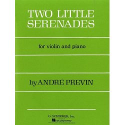 Andre Previn: Two Little Serenades For Violin And Piano