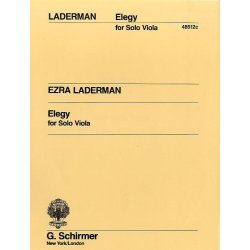 Ezra Laderman: Elegy For Solo Viola