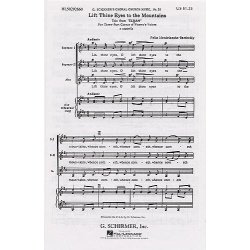 Felix Mendelssohn: Lift Thine Eyes To The Mountains (SSA)