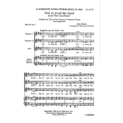 John Stainer: God So Loved The World (SSA)