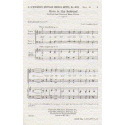 Paul Creston: Here Is Thy Footstool Op.11 (TTBB)