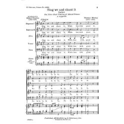 Thomas Morley: Sing We And Chant It
