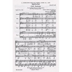 Johannes Brahms: Spatherbst (Late Autumn) Op.92 No.2