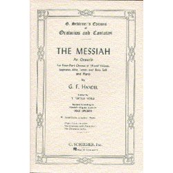 G. F. Handel: Messiah- (Schirmer Vocal Score)