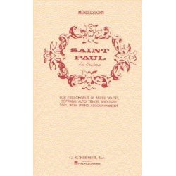 Felix Mendelssohn: Saint Paul (Vocal Score)- Schirmer Edition