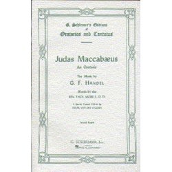 G. F. Handel: Judas Maccabaeus (Vocal Score)- Special Schirmer Concert Edition