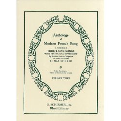 Anthology Of Modern French Song (Low Voice)