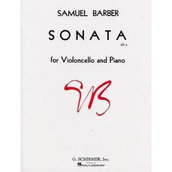 Samuel Barber: Sonata Op.6 For Violoncello And Piano