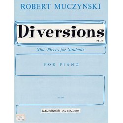 Robert Muczynski: Diversions For Piano Op.23