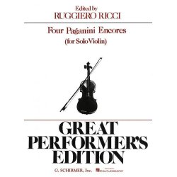 Niccolo Paganini: Four Encores For Violin
