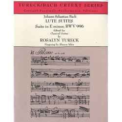 J.S. Bach: Suite In E Minor BWV 996 (Guitar)