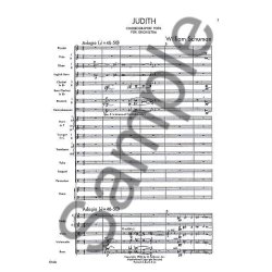 William Schuman: Judith (Study Score)