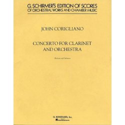 John Corigliano: Concerto for Clarinet And Orchestra (Study Score)