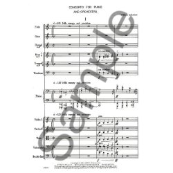 William Schuman: Concerto For Piano And Orchestra (Score)