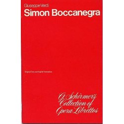 Giuseppe Verdi: Simon Boccanegra (Libretto)