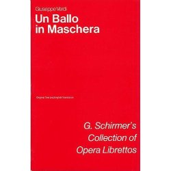 Giuseppe Verdi: Un Ballo In Maschera (Libretto)