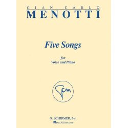 Gian Carlo Menotti: Five Songs