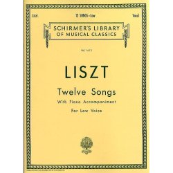 Franz Liszt: Twelve Songs (Low Voice)