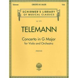 George Philipp Telemann: Concerto In G Major For Viola