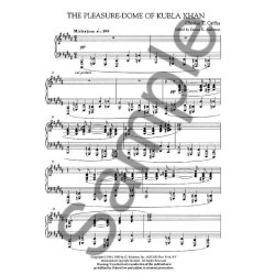 Charles T. Griffes: Pleasure Dome Of Kubla Khan (Piano Solo)